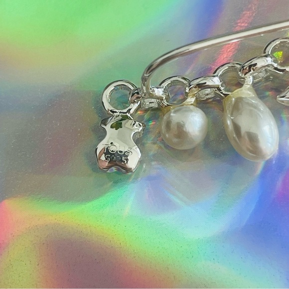 Tous Shapes Pea in a pod Pearl Row Line Earrings - Picture 6 of 14